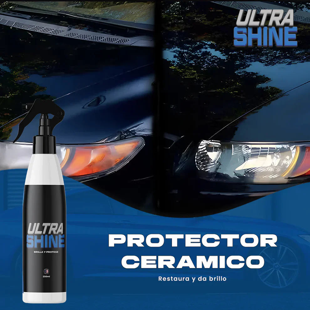 Spray Restaurador de Color y Brillo para Carros Ultra Shine ®