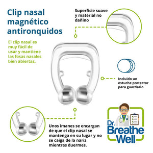 Silent Clip® Clip Magnético Anti-ronquido
