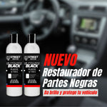 Black Plastic® Restaurador de partes negras para vehículos