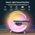 🎁 Lámpara G Top – Iluminación Inteligente con Carga Inalámbrica, Altavoz y más