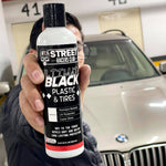 Black Plastic® Restaurador de partes negras para vehículos