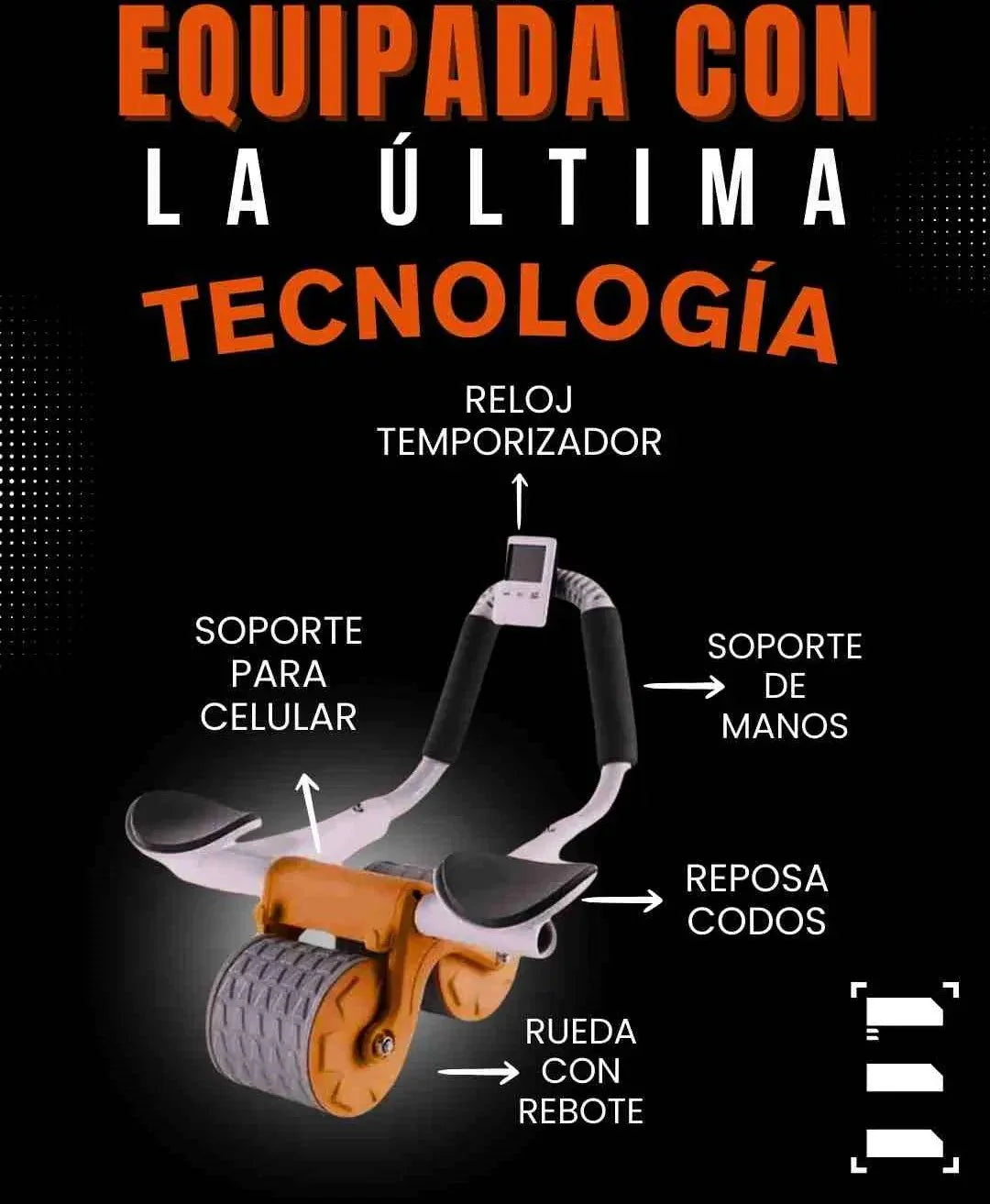🔴 Tonific® Rodillo abdominal